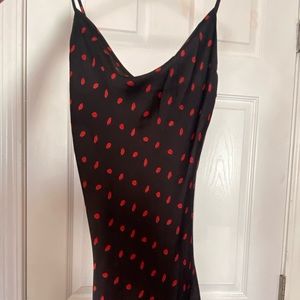 silk slip dress